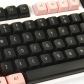 Pink Black 104+45 CSA Profile PBT Doubleshot Keycap Set Cherry MX Mechanical Gaming Keyboard